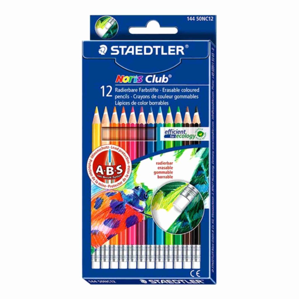STAEDTLER Wax Twister Noris Club, 12 zachte plastic doosjes – Merken Distributie