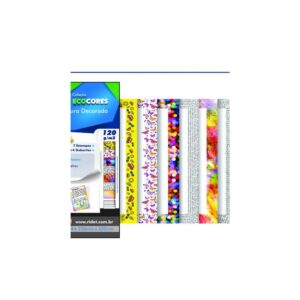 Bloco Ecocores Moldura Decorada Ridet 110grs 32Fls