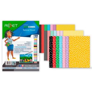 Bloco Ecocores Textura Visual 1 Ridet 180grs 36Fls
