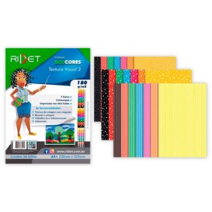Bloco Ecocores Textura Visual 2 Ridet 180grs 36Fls