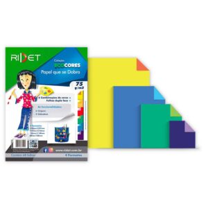 Kit Ecocores Papel que se Dobra Ridet 75grs 48fls
